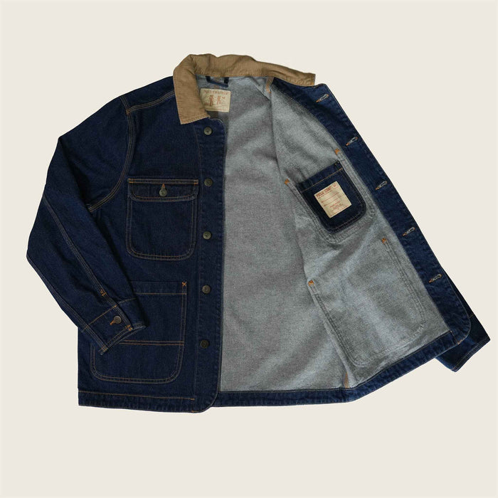 Denim Field Coat - Dark Wash