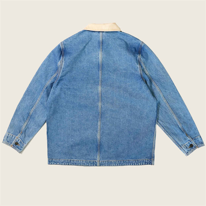Denim Field Coat - Light Wash