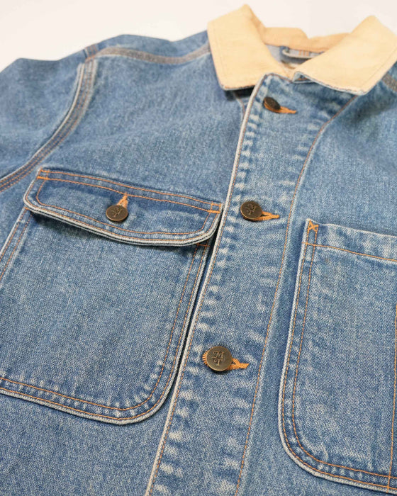 Denim Field Coat - Light Wash
