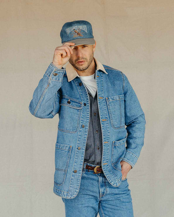 Denim Field Coat - Light Wash