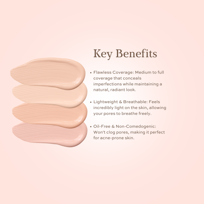 Liquid Mineral Foundation | oil-free, lightweight