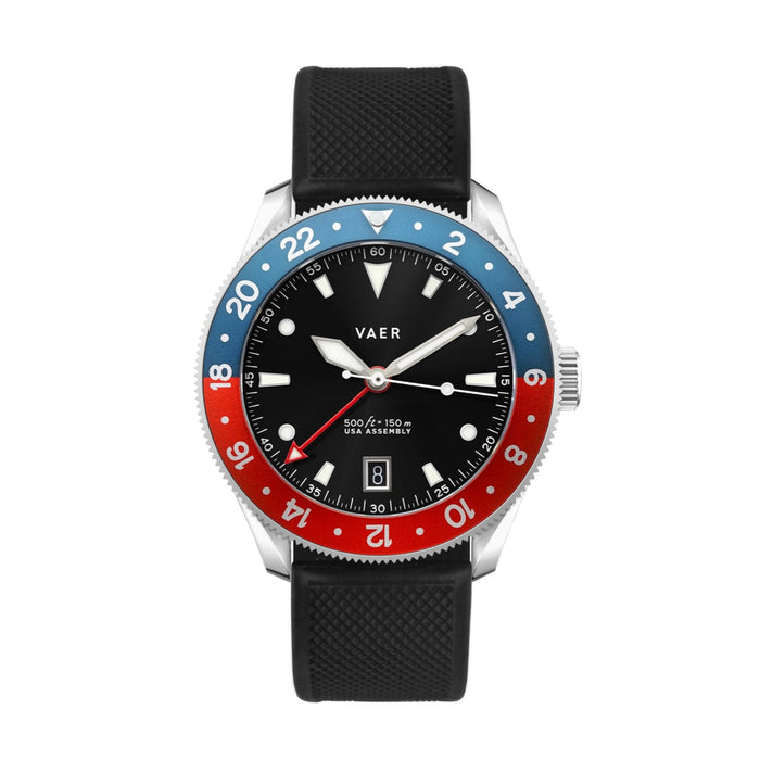 G2 Meridian Navy/Red 39mm USA GMT Watch