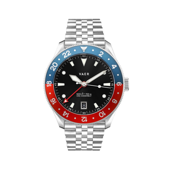 G2 Meridian Navy/Red 39mm USA GMT Watch