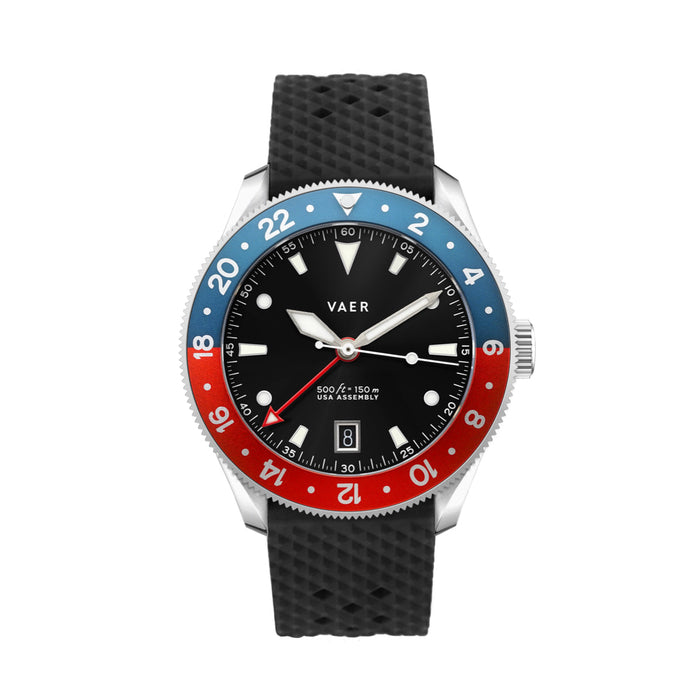G2 Meridian Navy/Red 39mm USA GMT Watch