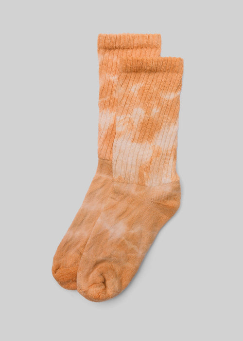 Natural-Dyed Retro Crew Sock