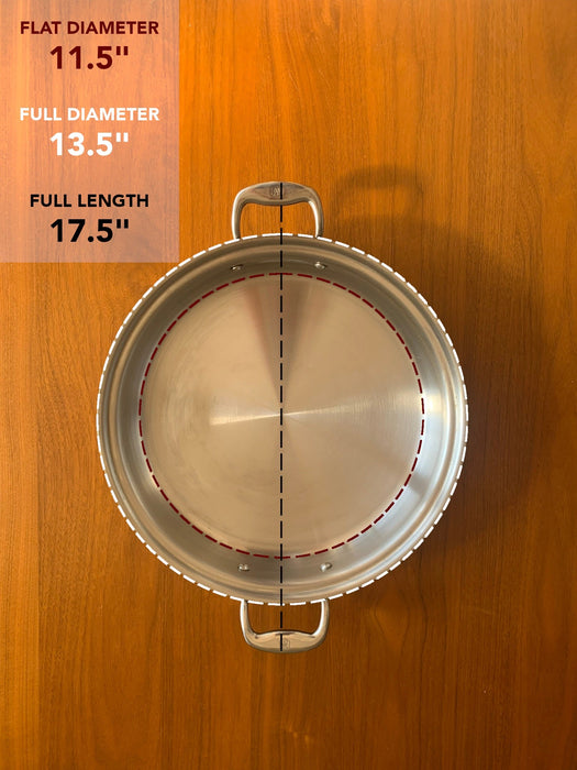Titanium Series 8 Quart Rondeau with Lid