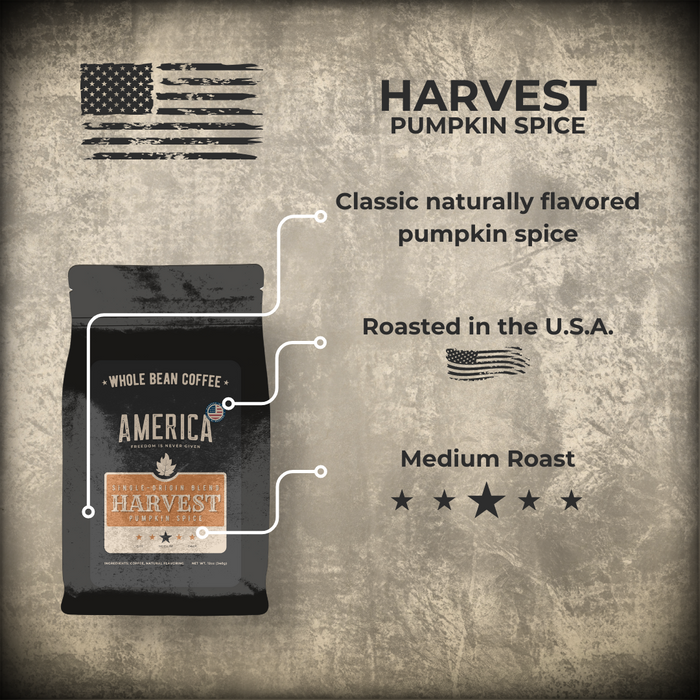 Harvest - Pumpkin Spice - Naturally Flavored Coffee
