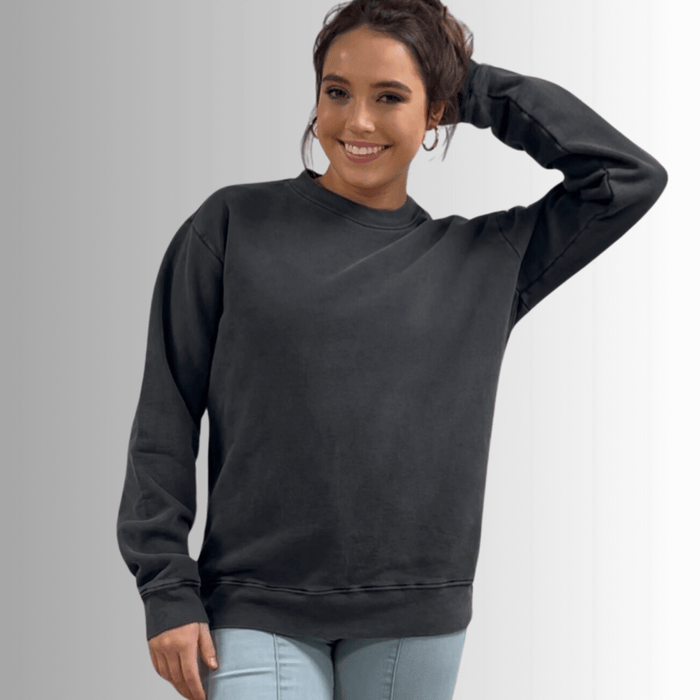 Brynlee Heavyweight Crew Neck Fleece Sweatshirt