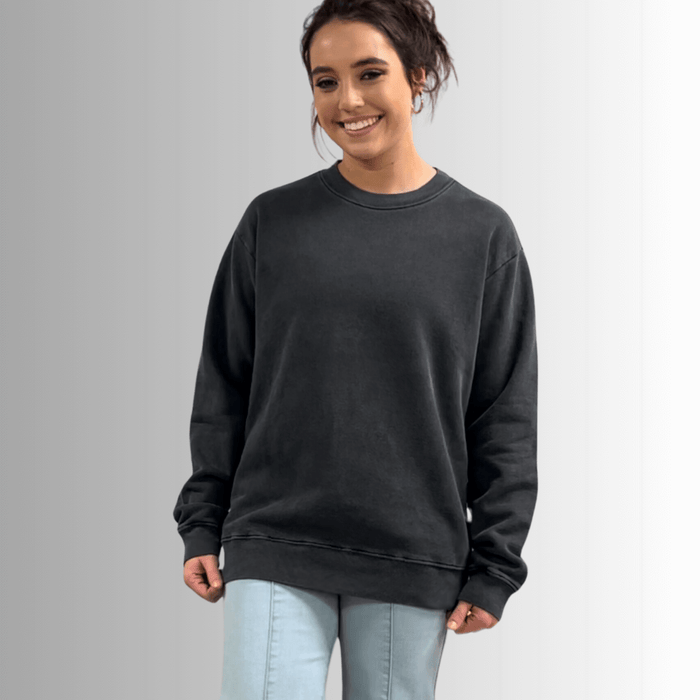 Brynlee Heavyweight Crew Neck Fleece Sweatshirt