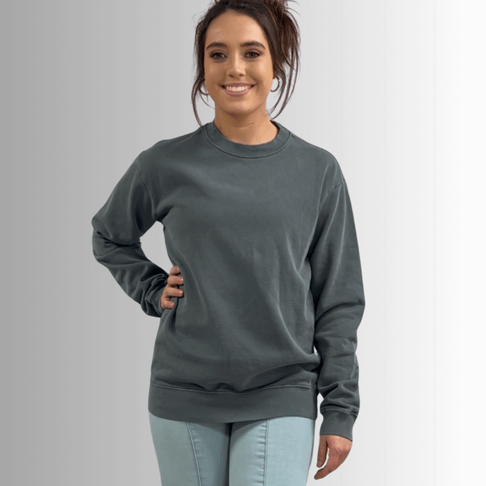 Brynlee Heavyweight Crew Neck Fleece Sweatshirt