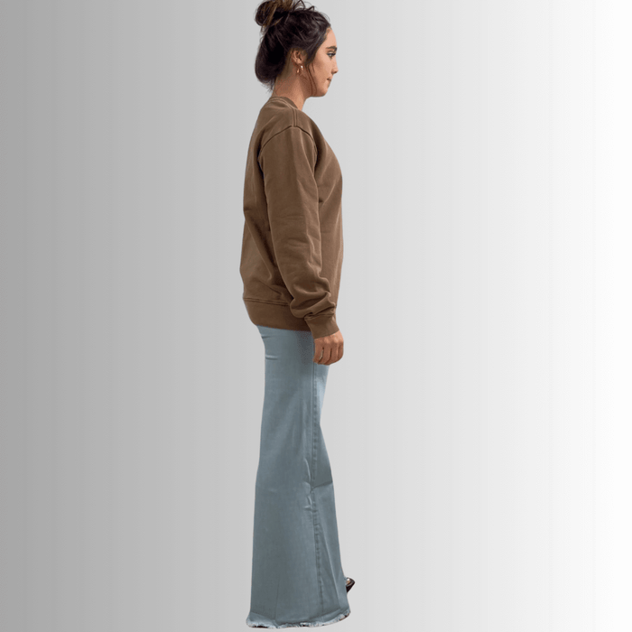 Brynlee Heavyweight Crew Neck Fleece Sweatshirt
