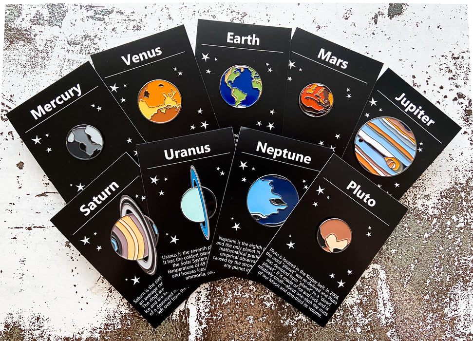 Mars Enamel Pin