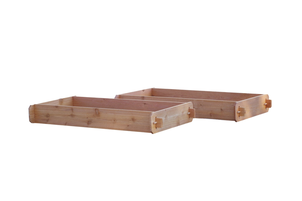Timberlane Gardens Raised Garden Bed Kit Double Deep (Two 2x4)