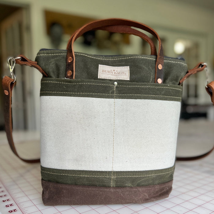 Olive Green Engineer Burn Bag