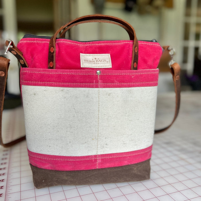 Peony Pink Engineer Burn Bag