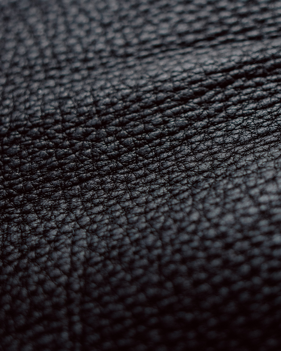 Black Melange Convertible Fingerless 'Glomitt' with Black Deerskin