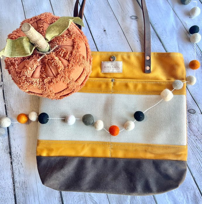 Mustard Yellow Classic Burn Bag