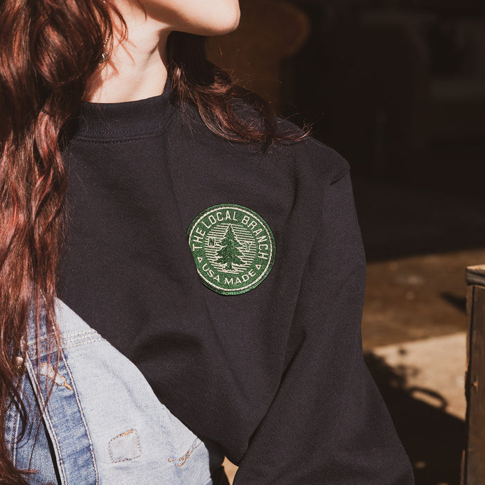 New York Pine Tree Heavyweight Sweatshirt  - USA Made