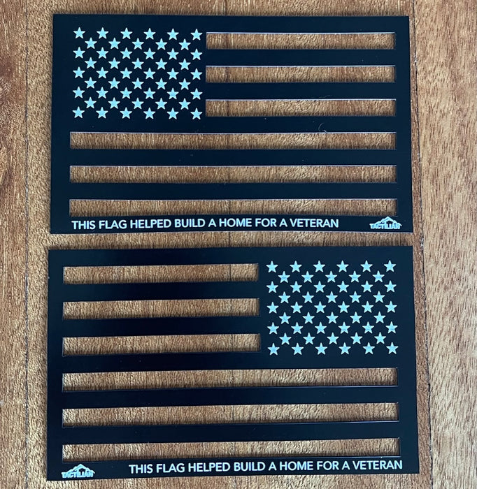 Veterans Support American Flag Flag Magnet Set (Limited Edition)