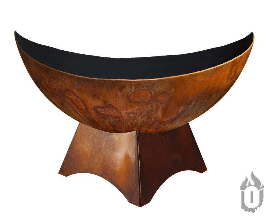 "Lunar" Fire Bowl with Standard Base