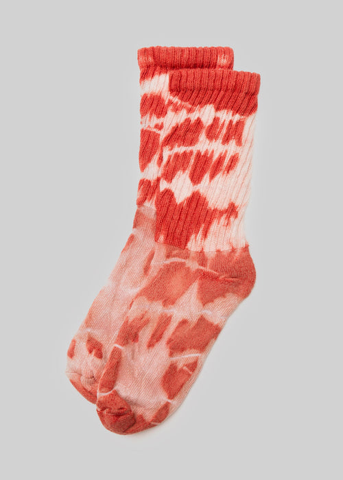 Natural-Dyed Retro Crew Sock
