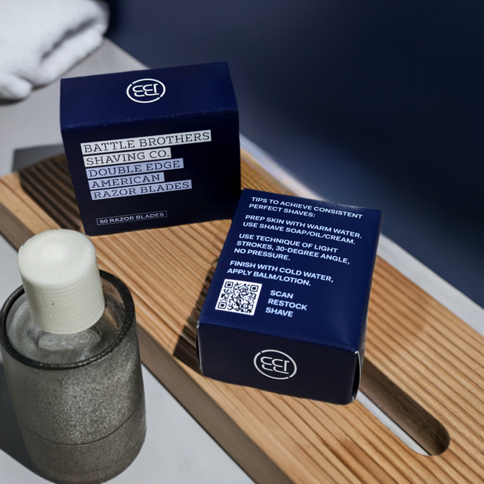 Double Edge Safety Razor Blades - Pack of 50 Made in USA