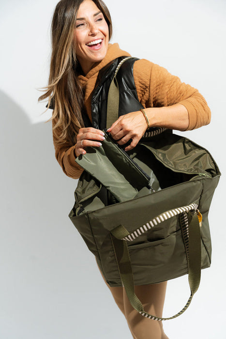 Margot Large Tote | Fatigue Nylon