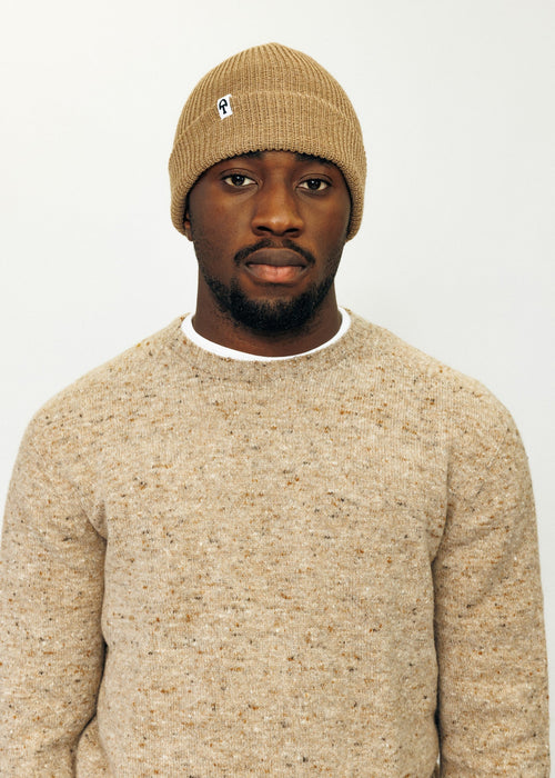 Merino Cardigan Stitch Beanie