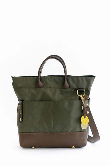 Otto | Fatigue Nylon + Brown Leather