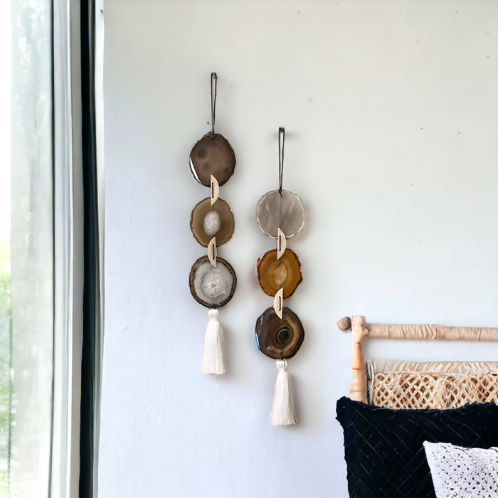 Umber Agate Garland Wall Hanging