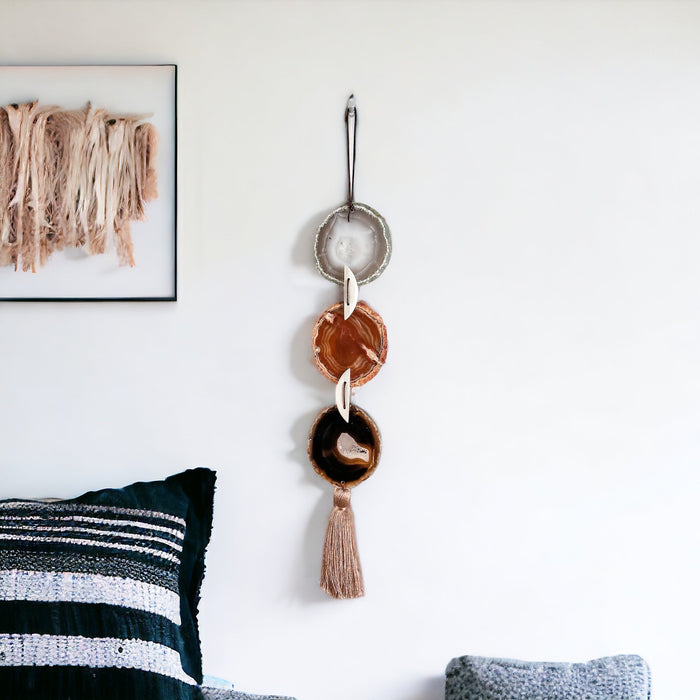 Copper Agate Garland Wall Hanging