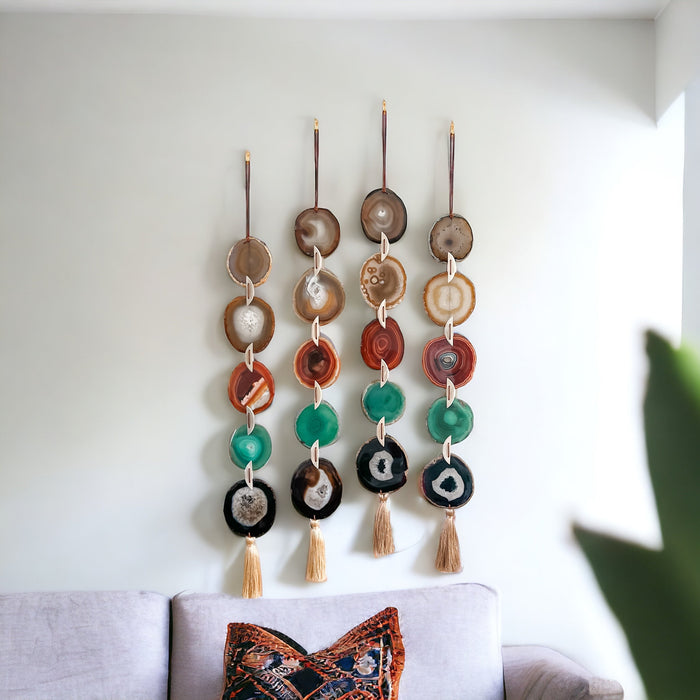 Southwest Agate Garland Wall Hanging