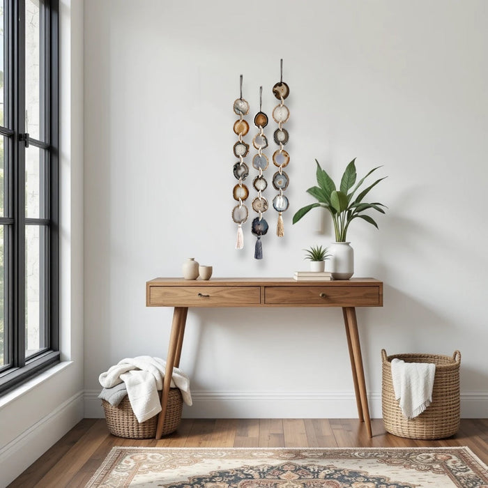 Umber Agate Garland Wall Hanging