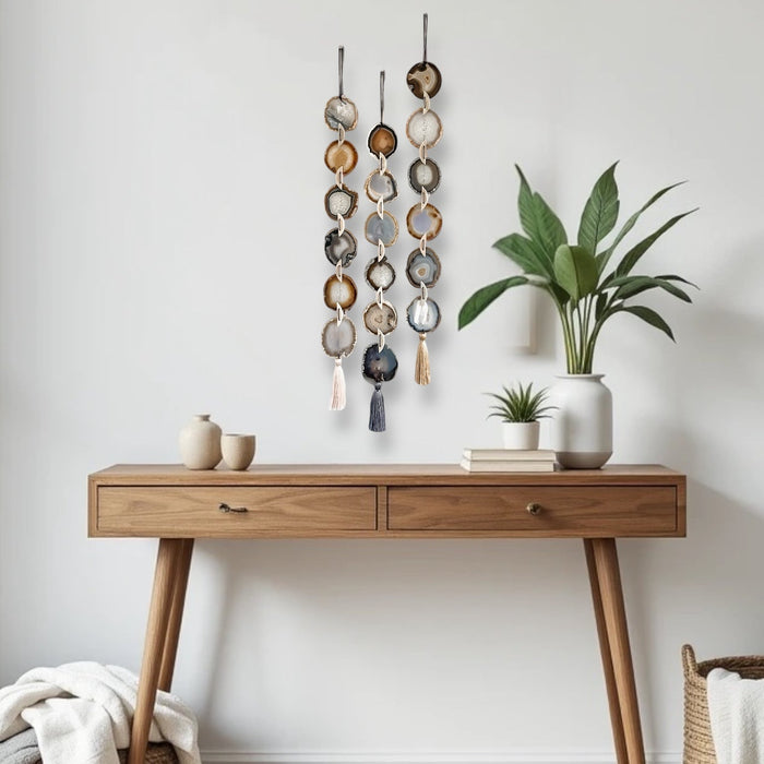 Umber Agate Garland Wall Hanging