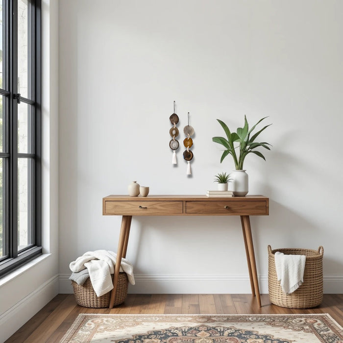 Umber Agate Garland Wall Hanging