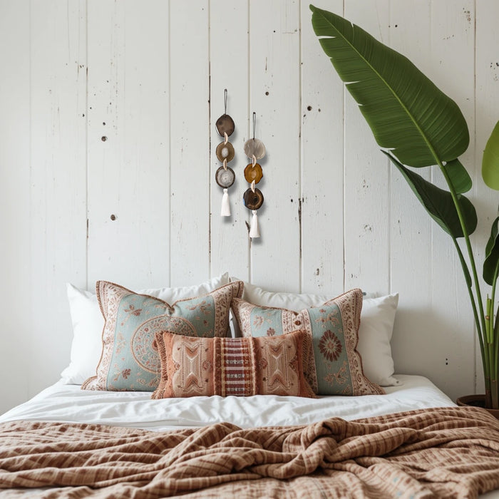 Umber Agate Garland Wall Hanging