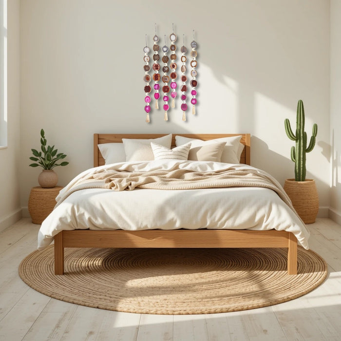 Sunset Ombre Agate Garland Wall Hanging