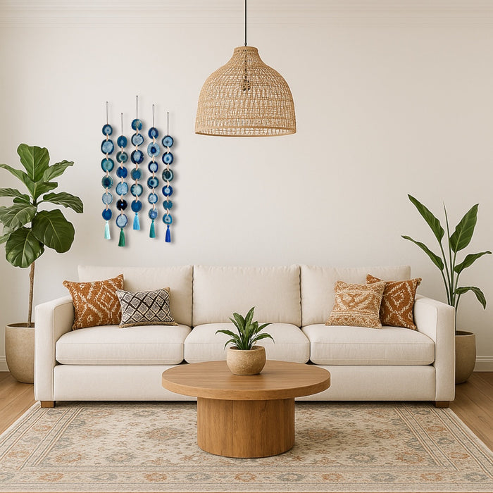 Ocean Agate Garland Wall Hanging