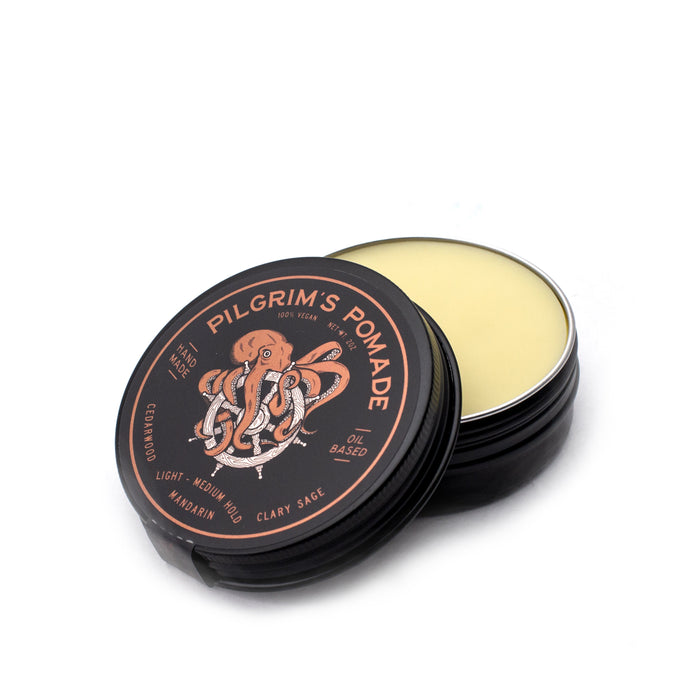 Pilgrim's Vegan Pomade (Mandarin and Clary Sage)