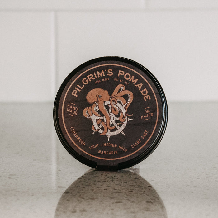 Pilgrim's Vegan Pomade (Mandarin and Clary Sage)