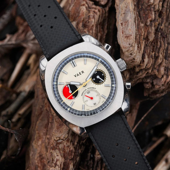 R1 USA Racing Chronograph Cream 38mm Watch