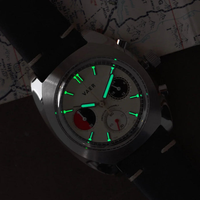 R1 USA Racing Chronograph Cream 42mm Watch