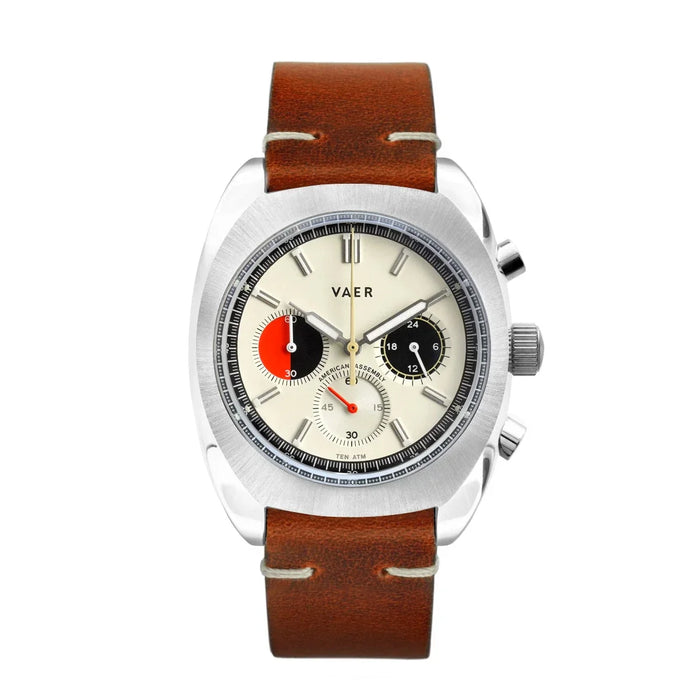R1 USA Racing Chronograph Cream 42mm Watch