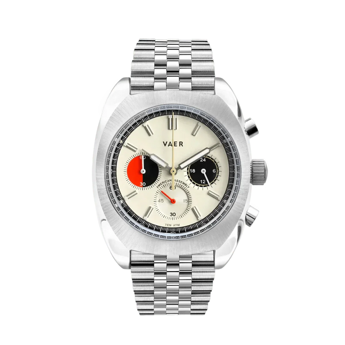 R1 USA Racing Chronograph Cream 42mm Watch