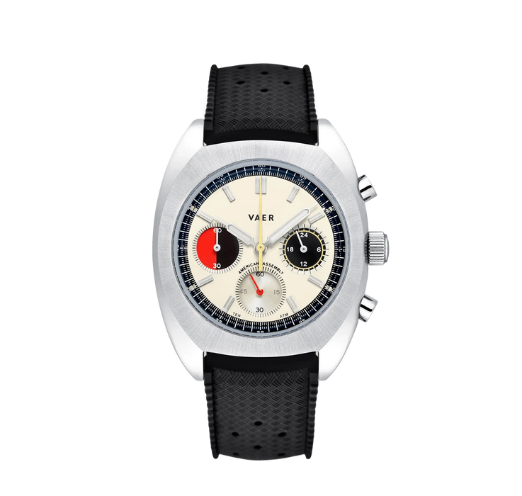 R1 USA Racing Chronograph Cream 38mm Watch