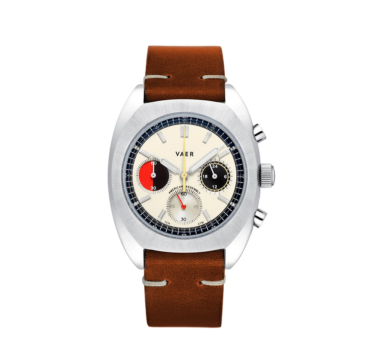 R1 USA Racing Chronograph Cream 38mm Watch
