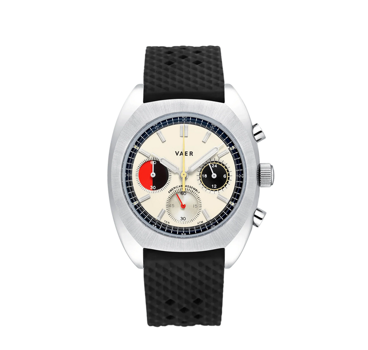 R1 USA Racing Chronograph Cream 38mm Watch