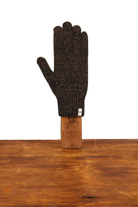 Rust Melange Ragg Wool Full Glove