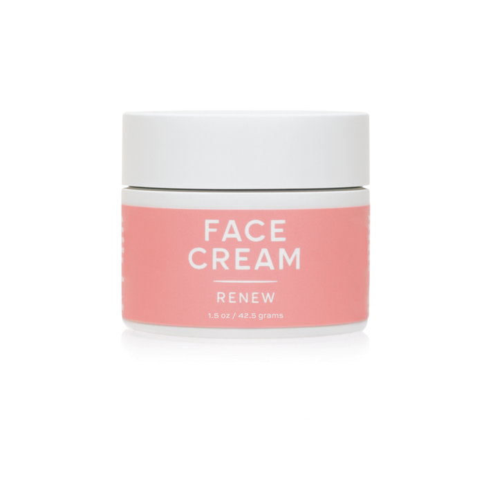 Renew face cream with collagen + hyaluronic acid