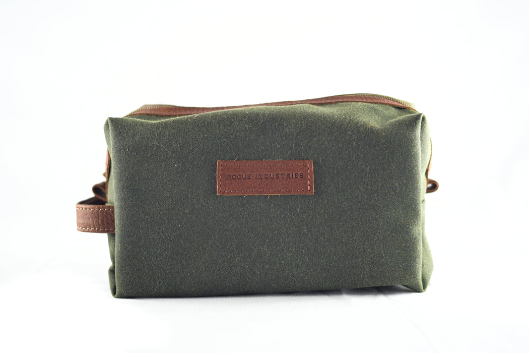 Waxed Canvas Dopp Kit